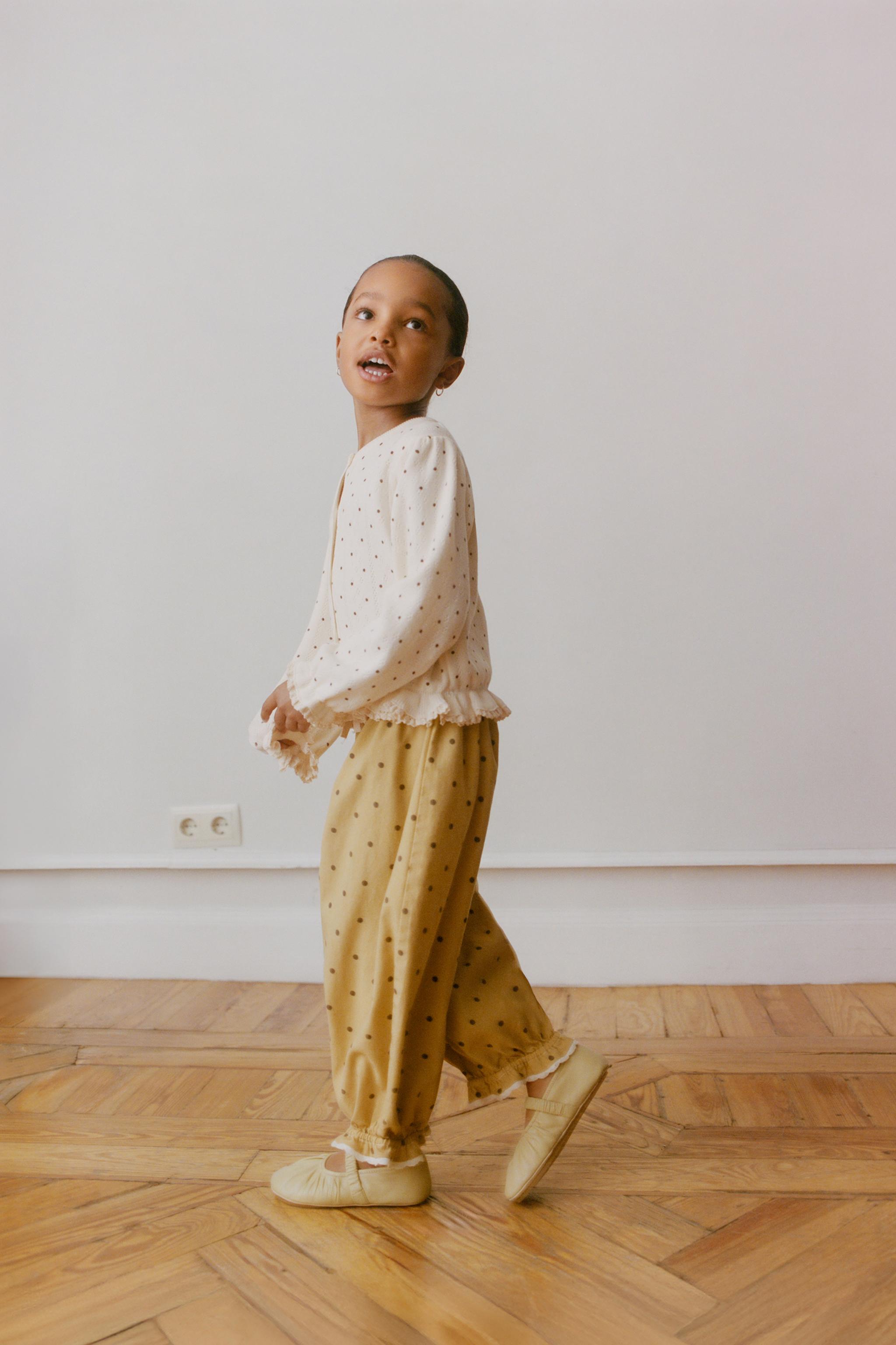 PANTALON BOUFFANT À POIS